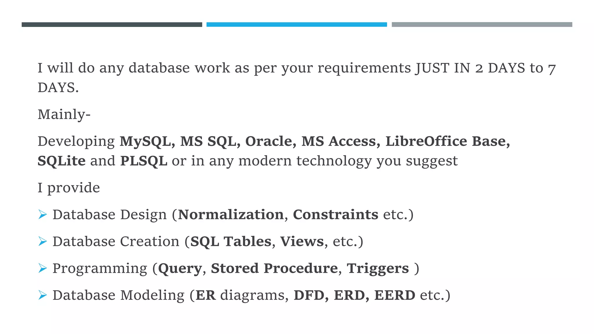 Freelancing presentation PowerPoint slides