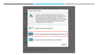 Freelancing presentation PowerPoint slides