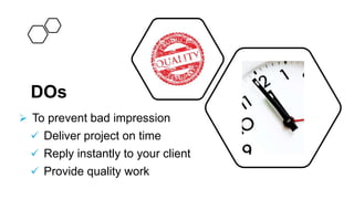 Freelancing presentation PowerPoint slides