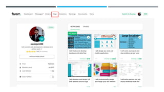 Freelancing presentation PowerPoint slides