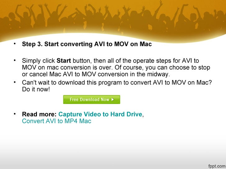 Avi to mov converter free mac version