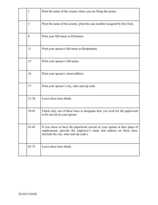 Free Legal Divorce Forms | PDF