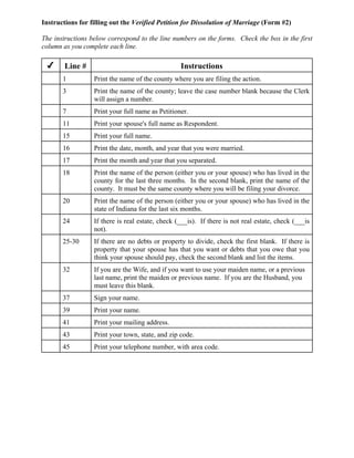 Free Legal Divorce Forms | PDF