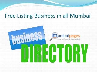 Free Listing Business in all Mumbai
 