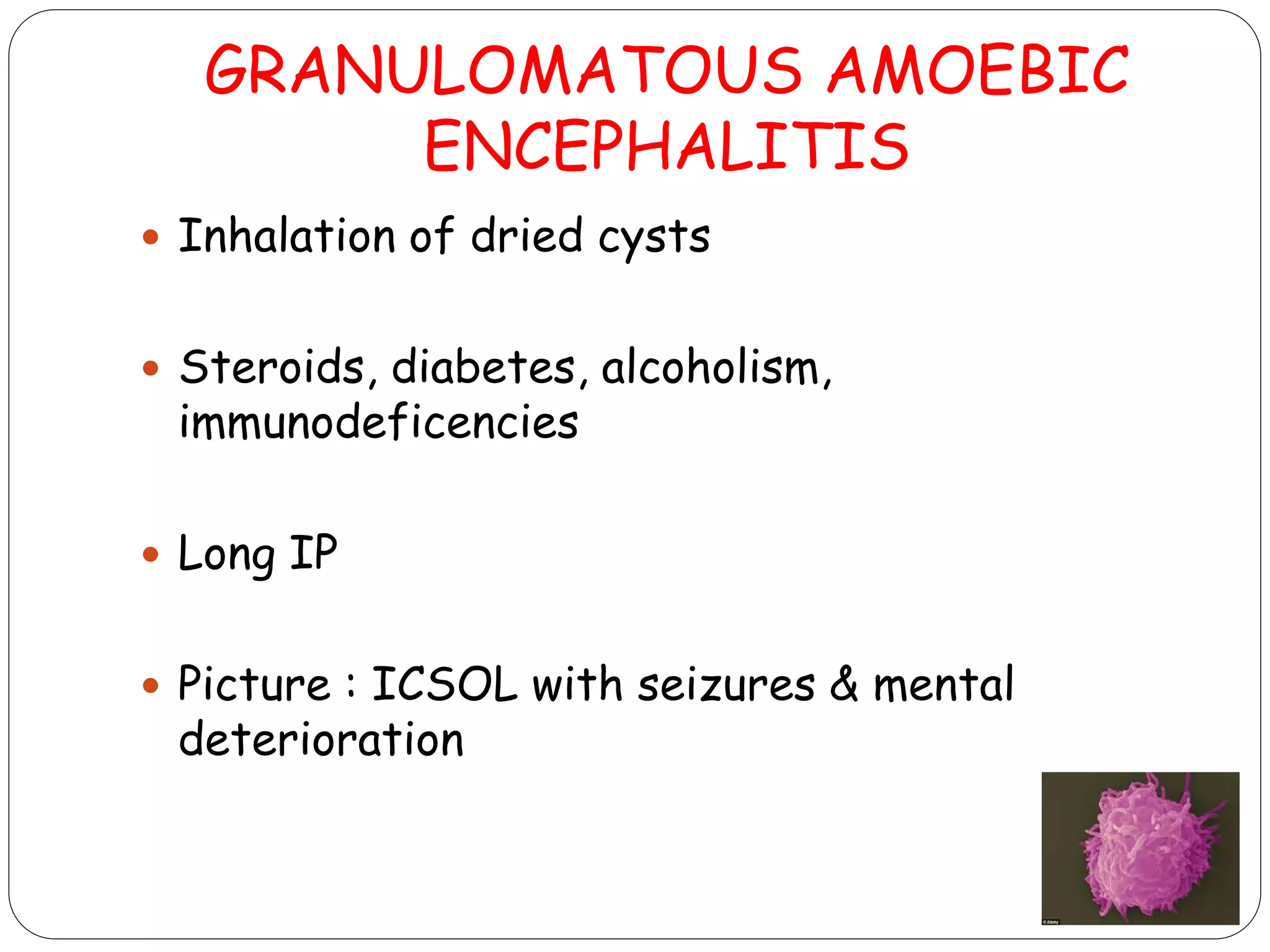 Free living amoebae ppt