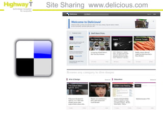 Site Sharing www.delicious.com
 