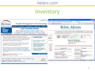belarc.com

Inventory




             12
 
