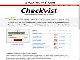 www.checkvist.com




                    42
 
