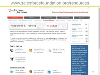 www.salesforcefoundation.org/resources




                                         53
 