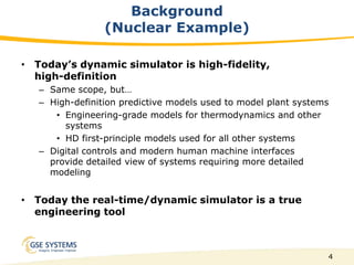 Implementation of Dynamic Simulation for Engineering and Human Factors ...