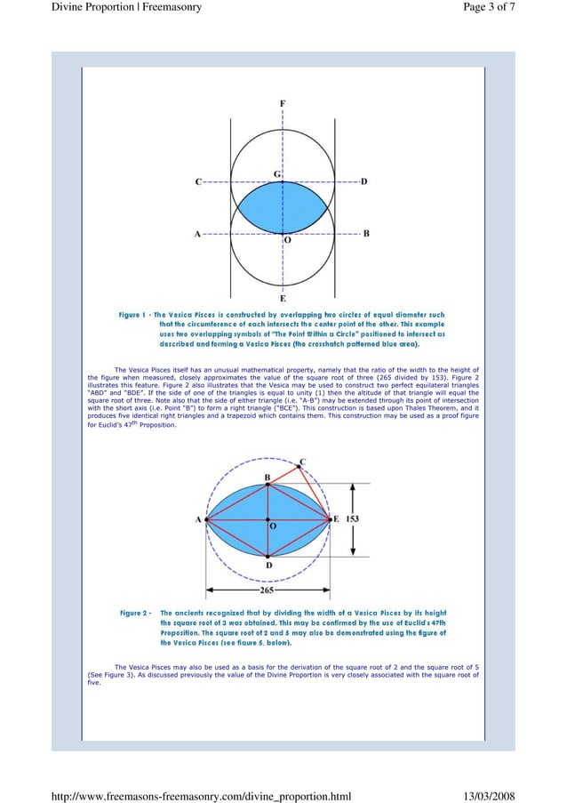 Masonic Math Freemasonry 017 euclid- the point within a circle | PDF