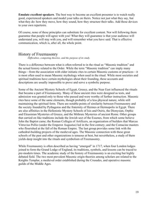 Entered Apprentice Handbook.pdf Freemasonry 134 the entered apprentice handbook | PDF