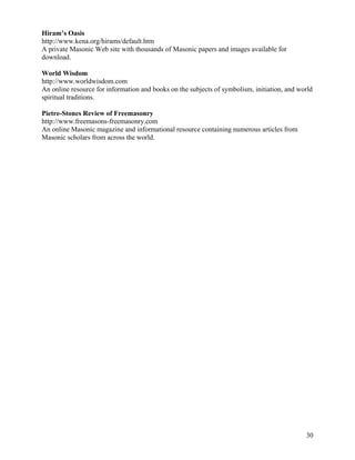 Entered Apprentice Handbook.pdf Freemasonry 134 the entered apprentice handbook | PDF