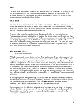 Entered Apprentice Handbook.pdf Freemasonry 134 the entered apprentice handbook | PDF
