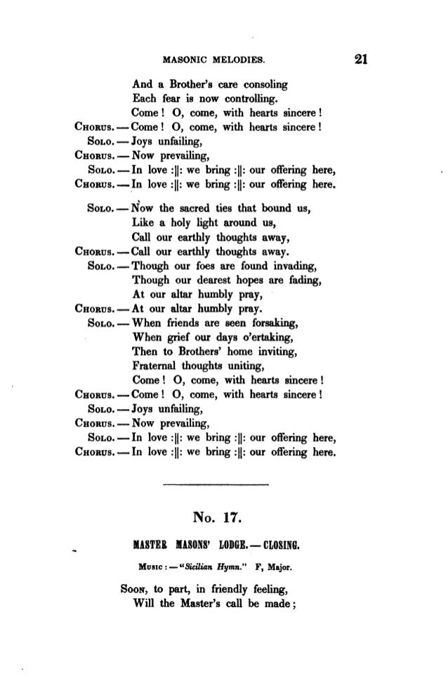 Freemasonry 230 Masonic Melodies freemasonry 230 masonic melodies