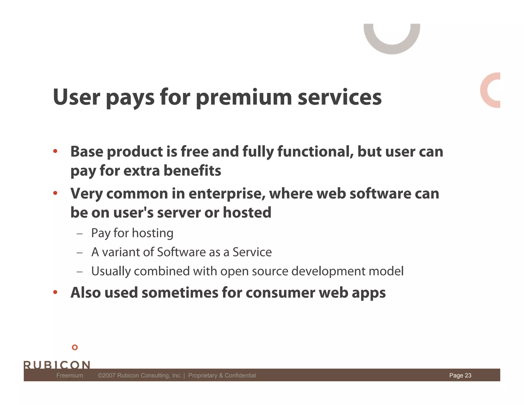 Freemium: New Software Business Model