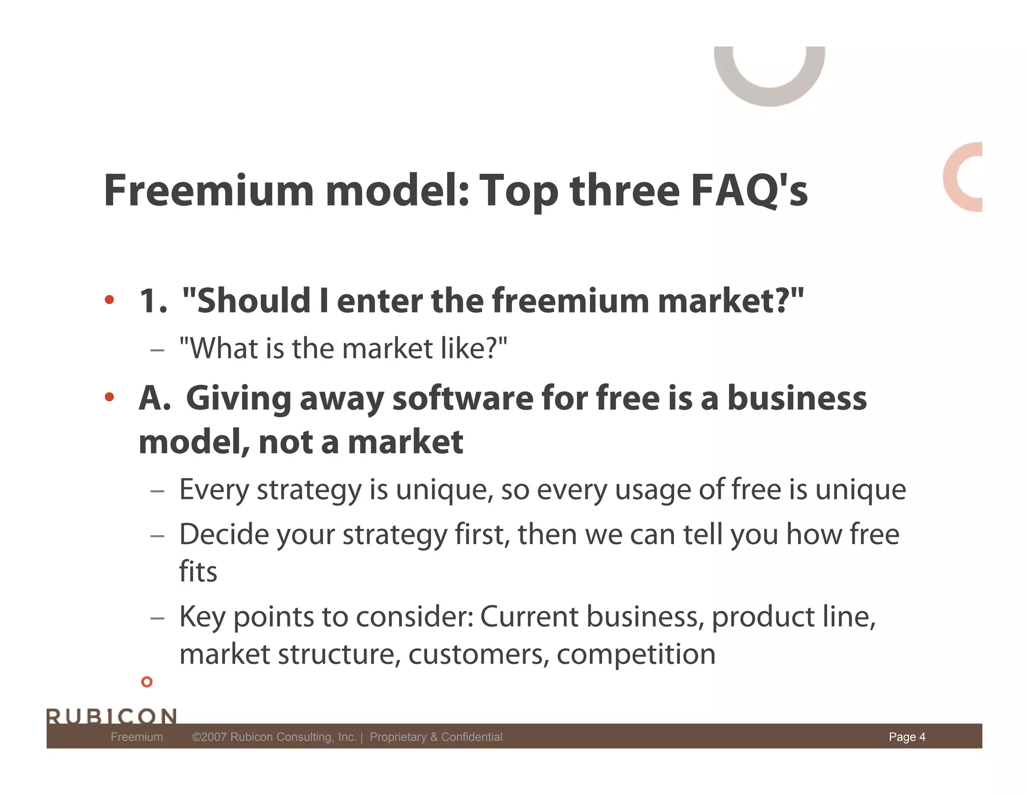 Freemium: New Software Business Model