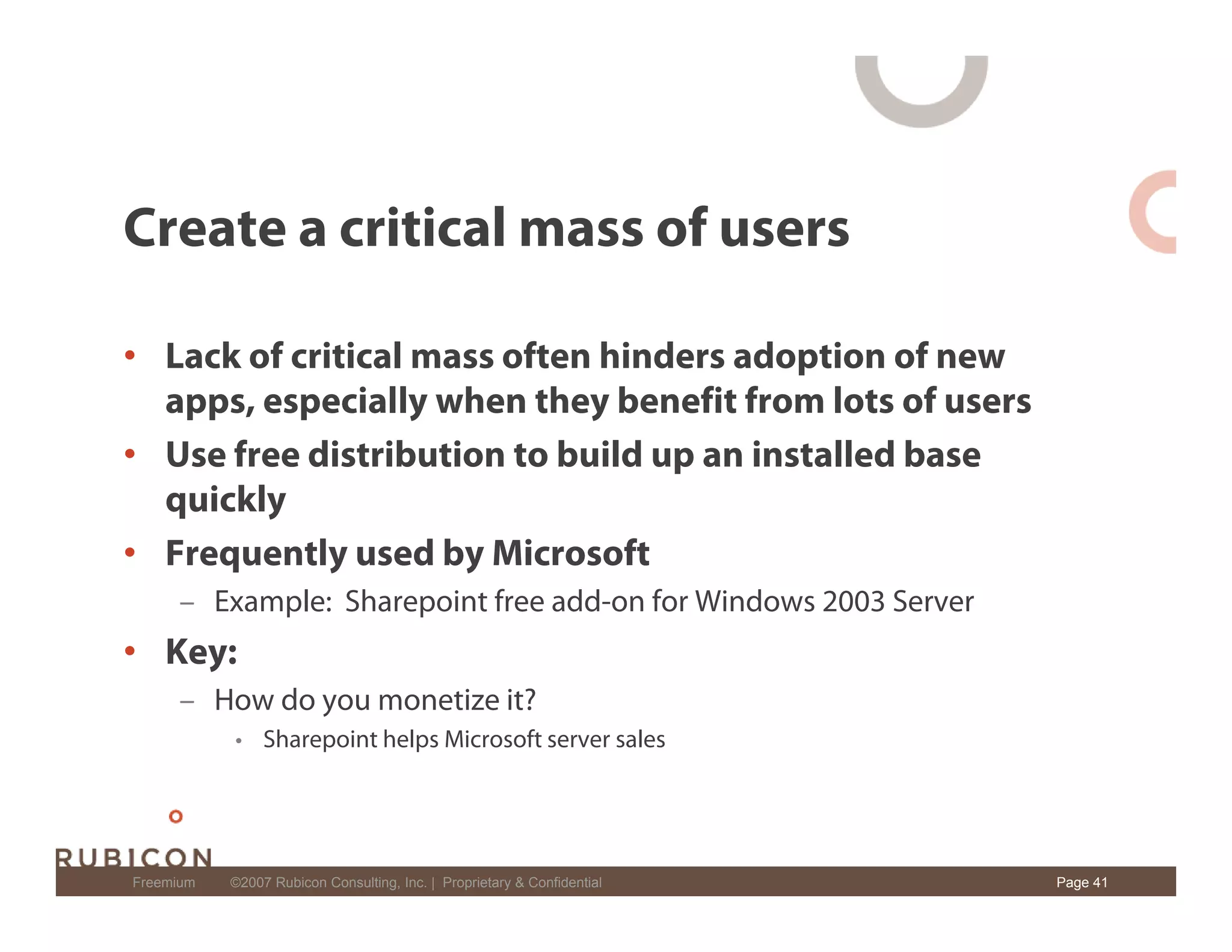 Freemium: New Software Business Model