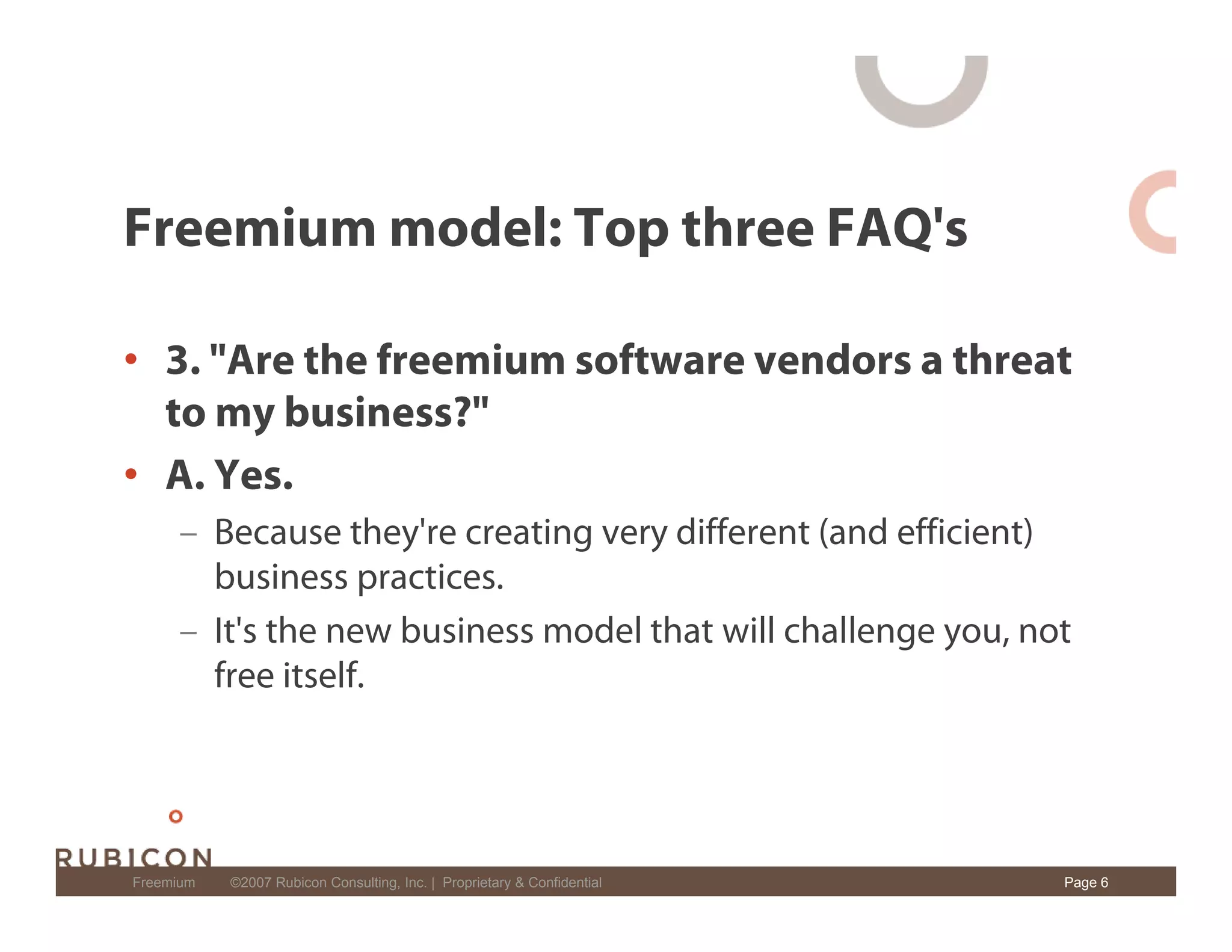 Freemium: New Software Business Model