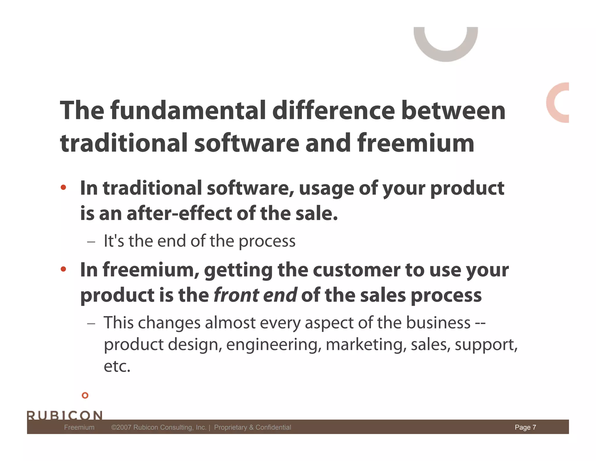 Freemium: New Software Business Model
