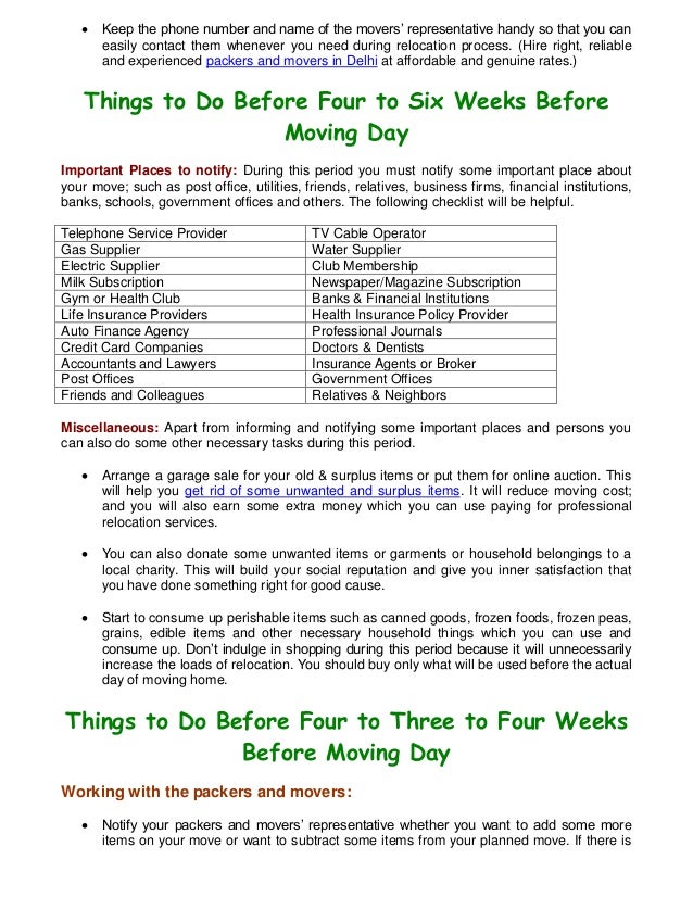 comprehensive moving planner checklist and guide from magadhpackers