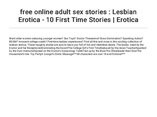 free online adult sex stories : Lesbian Erotica - 10 First Time Stori… - 웹