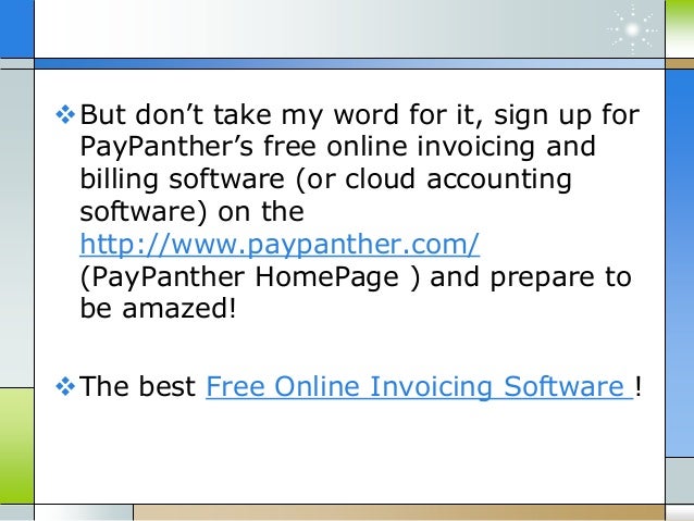 free online invoicing and billing software for small businesses