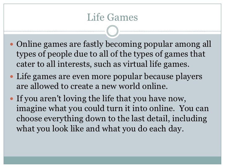 Free Online Virtual Life Games
