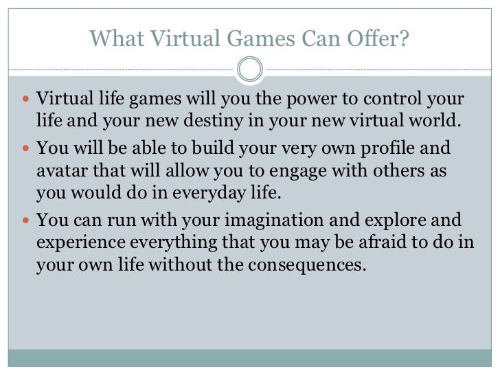 Free Online Virtual Life Games