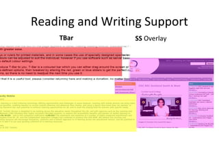 Reading and Writing Support
TBar SS Overlay
 