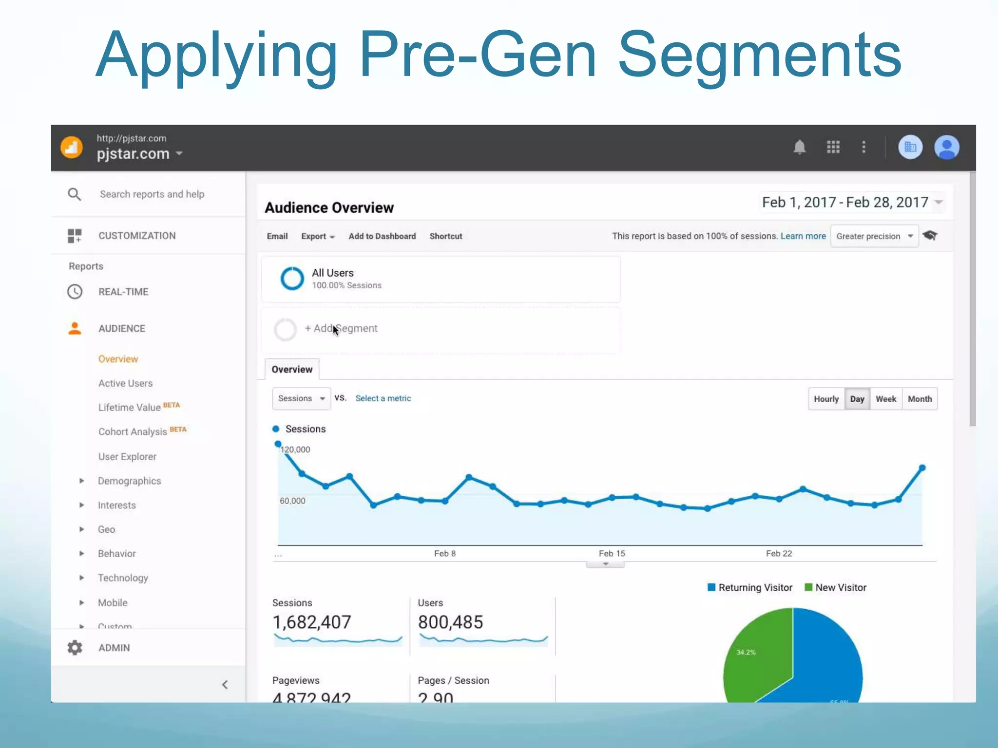 Applying Pre-Gen Segments
 