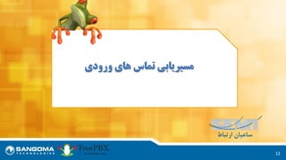 12
‫ورودی‬ ‫های‬ ‫تماس‬ ‫مسیریابی‬
 