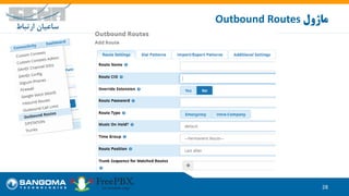 28
‫ماژول‬Outbound Routes
 