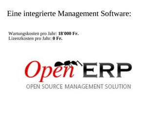OpenERP und FreePBX-Swiss Integration