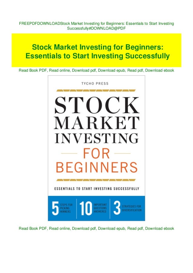 Stock Market Investing For Beginners PDF Free Download Stock Market Investing For Beginners PDF Free Download