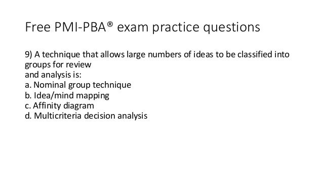PMI-PBA日本語版
