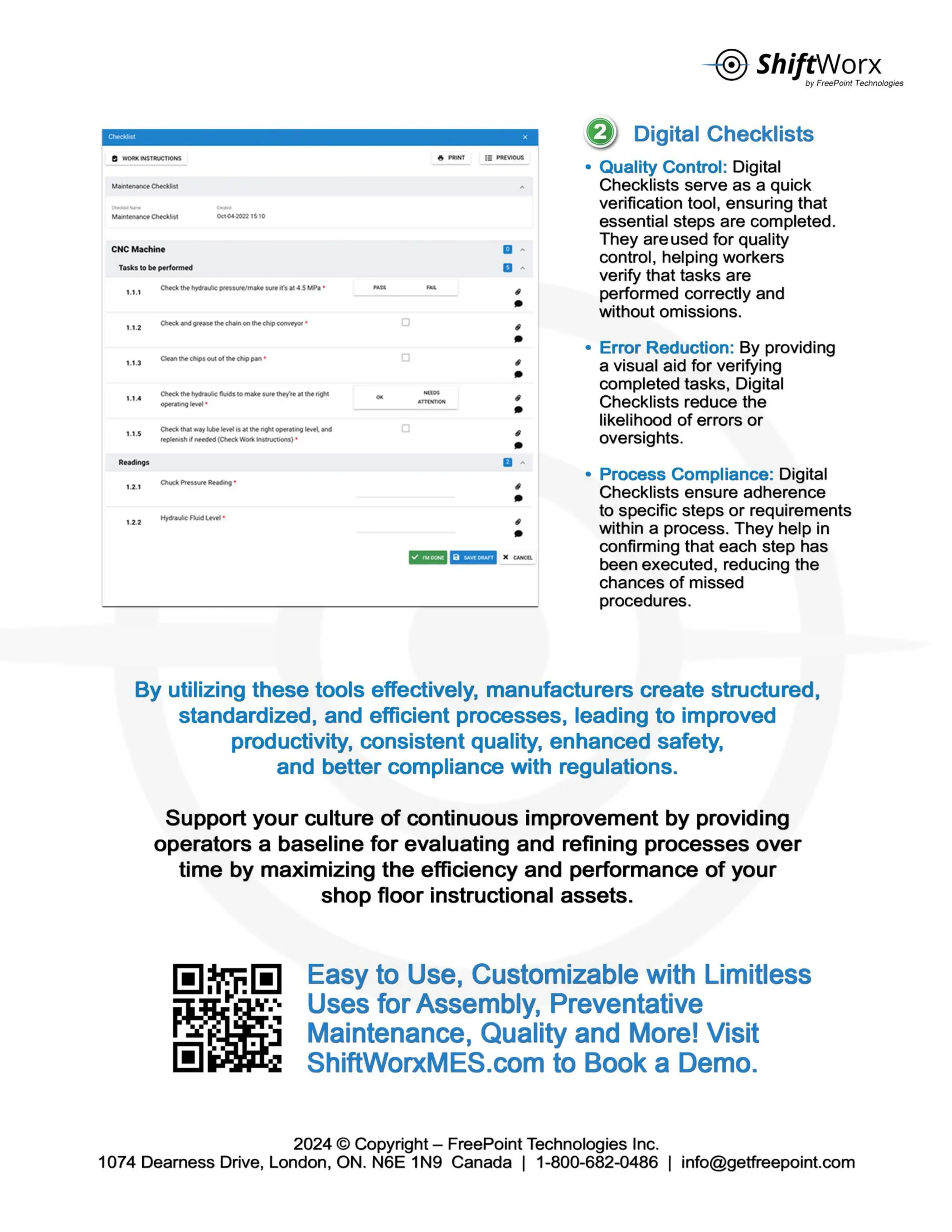 ShiftWorx MES SaaS - Standardized Work Instructions Software Solution ...