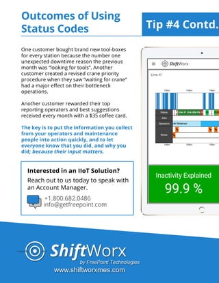 Whitepaper - FreePoint Technologies Tips for Using Downtime Codes and ...