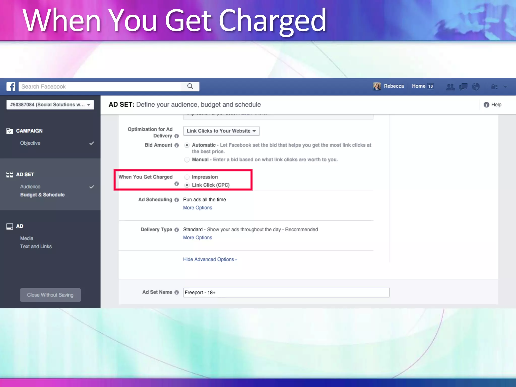 When	You	Get	Charged	
 