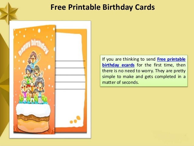 Free Printable Birthday Ecards An Electronic Way To Say Happy Birth 