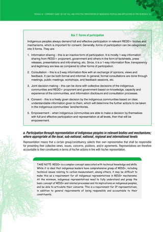 Free, prior and informed consent (fpic) in redd | PDF