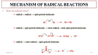 23
18-Jan-22
• How do radicals react?
 