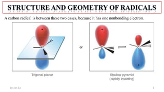 5
18-Jan-22
A carbon radical is between these two cases, because it has one nonbonding electron.
 