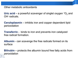free radicals and antioxidants.pptx | Chemistry | Science