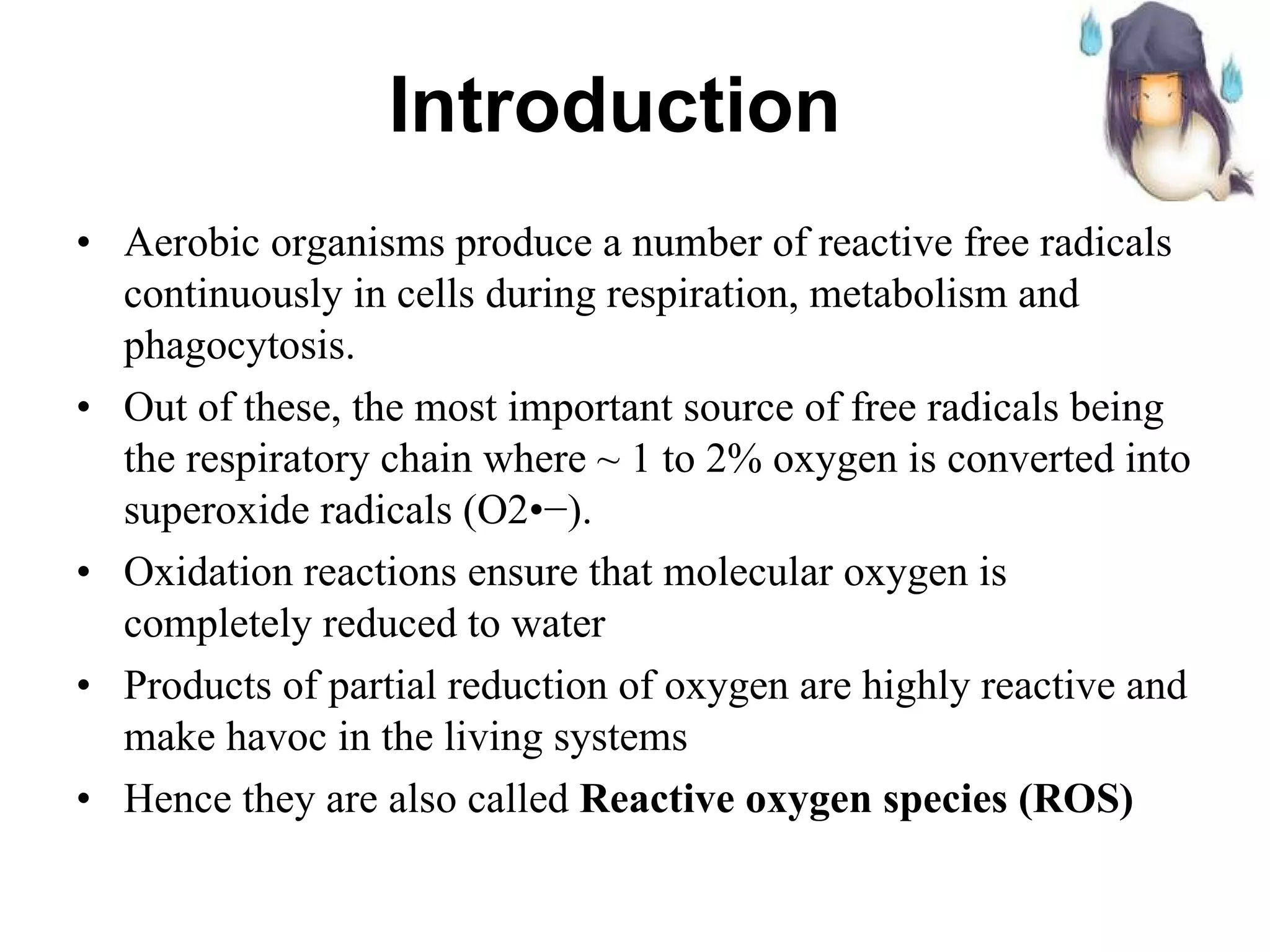 Free radicals antioxidants PPT Free radicals antioxidants PPT
