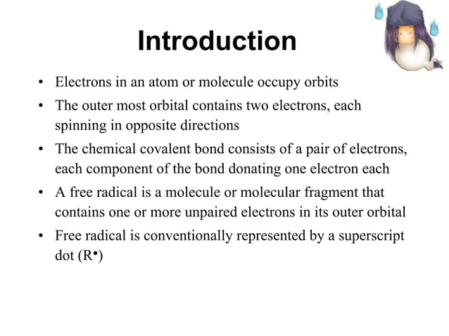 Free radicals antioxidants PPT Free radicals antioxidants PPT