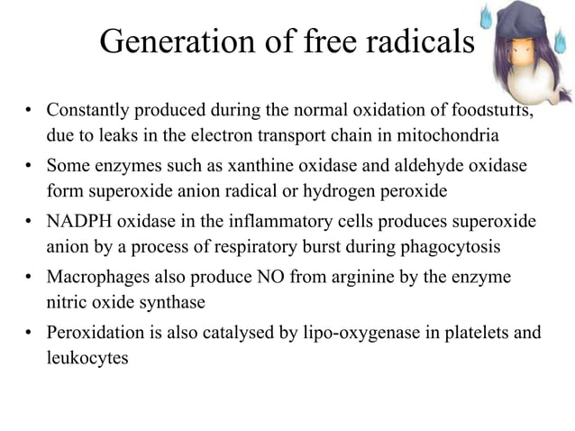Free radicals antioxidants PPT Free radicals antioxidants PPT