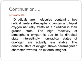 Free radicals | PPTX