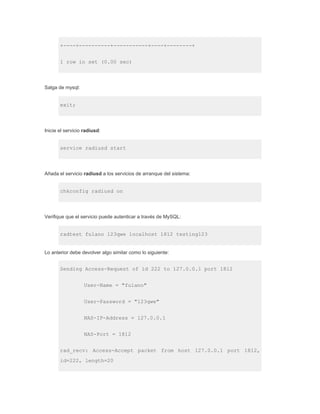 Free radiuconfiguracion