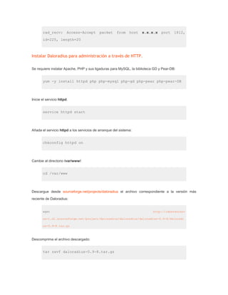 Free radiuconfiguracion